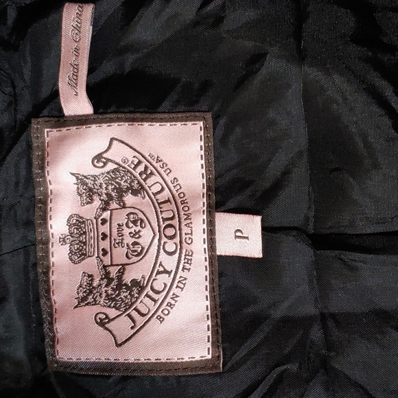 Juicy Couture y2k Vintage Textured Ruffled Bottom Suit Jacket S - Picture 10 of 14